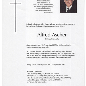 Ascher Alfred G